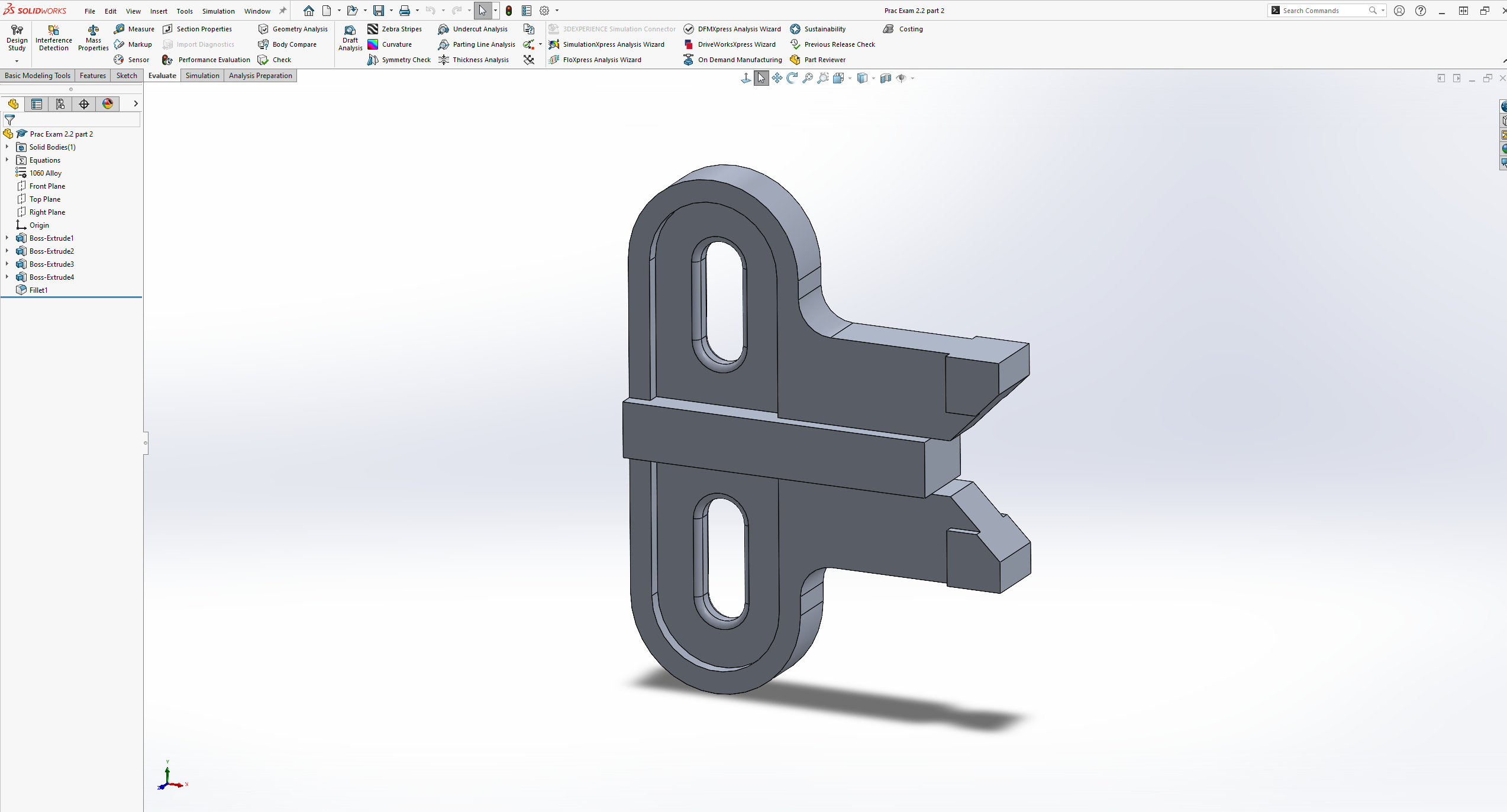Engineering Graphics Exam 2 — Part 2